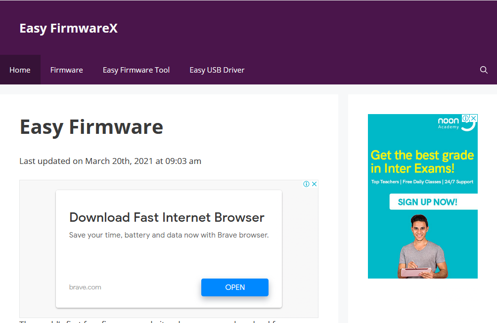 Easy FirmwareX Firmware Software Free Download